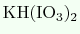 $ \mathrm{KH(IO_3)_2}$