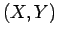 $ (X,Y)$