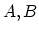 $ A,B$