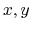 $ x,y$